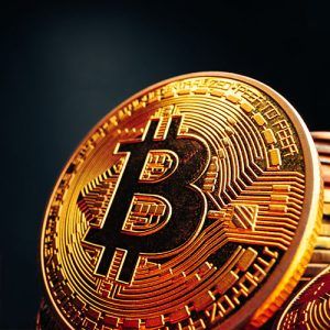 Graphic of a Bitcoin