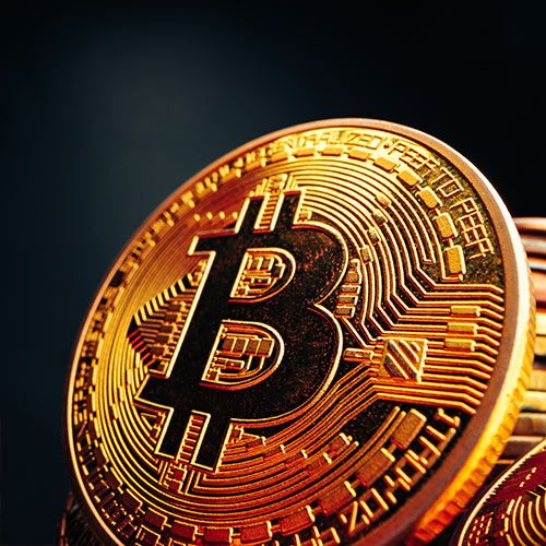 Graphic of a Bitcoin